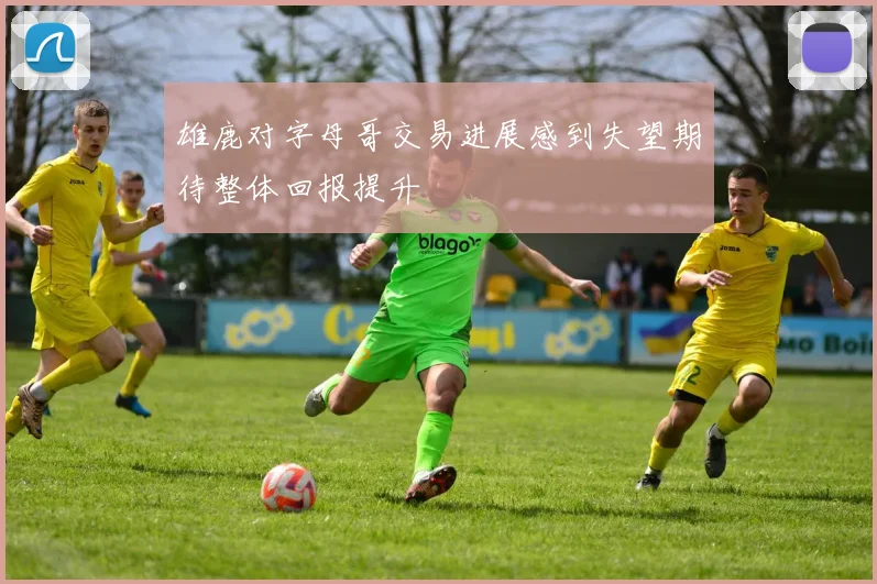 雄鹿对字母哥交易进展感到失望期待整体回报提升